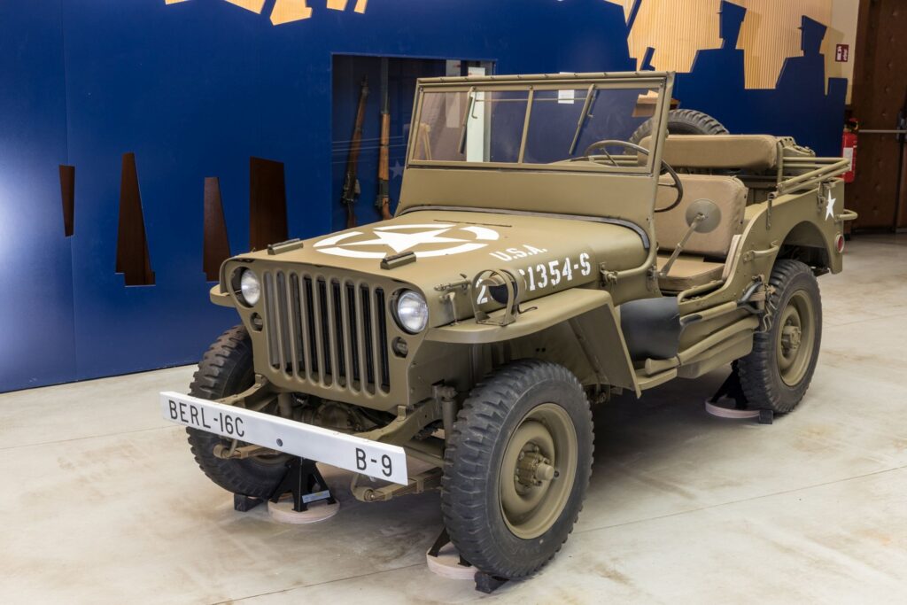 Jeep Willys MB in der Ausstellung des Museums