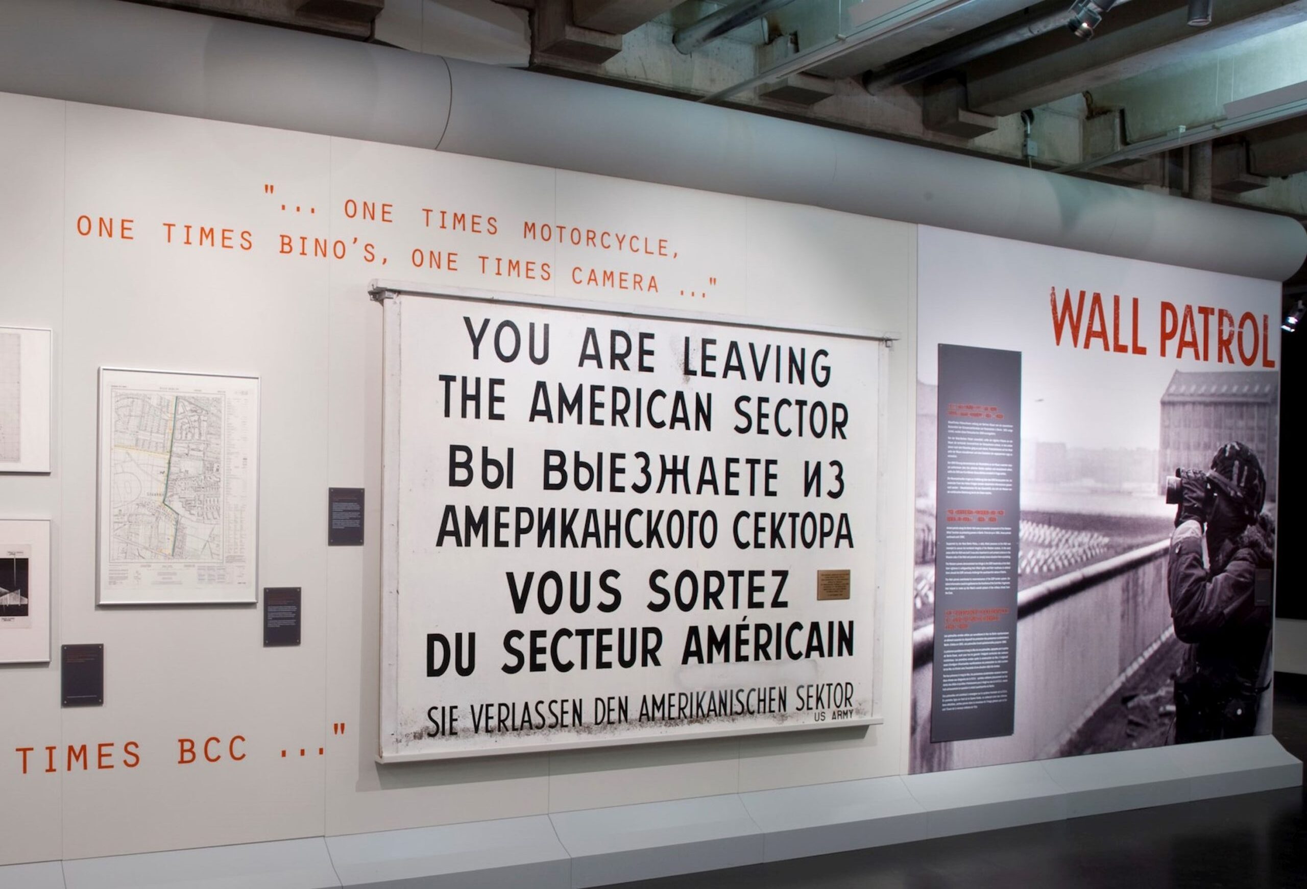 Wall Patrol – The Western Powers and the Berlin Wall 1961-1990 Special Exhibition